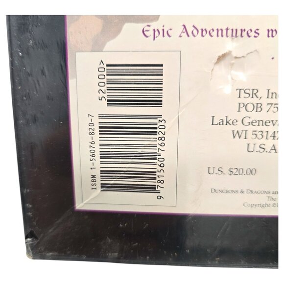 1994 TRS Classic Dungeons & Dragons #1106 Game Epic Adventures Factory Sealed - Picture 5 of 16